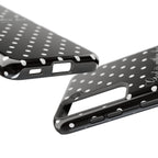 "God Is Within Her" Polka Dot Phone Case — Black & White