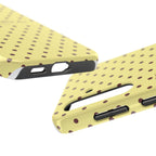 "God Is Within Her" Polka Dot Phone Case — Yellow & Brown