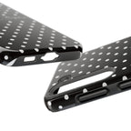Polka Dot 'Seek First the Kingdom' Phone Case — Black & White