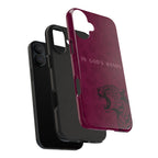 'In God's Hands' Burgundy Leopard Phone Case