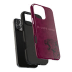 'In God's Hands' Burgundy Leopard Phone Case