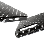 Polka Dot 'Seek First the Kingdom' Phone Case — Black & White